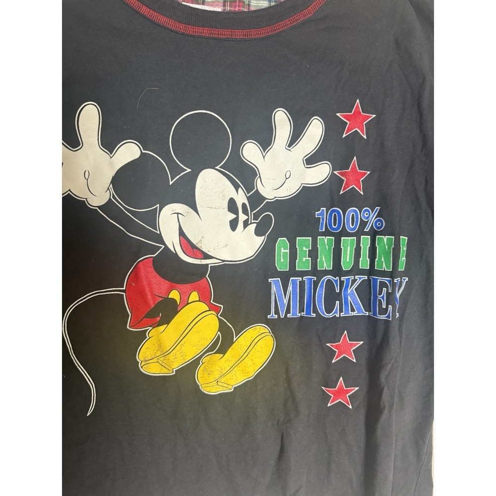 VTG 90s Mickey Mouse Shirt Women's Large - Picture 2 of 4